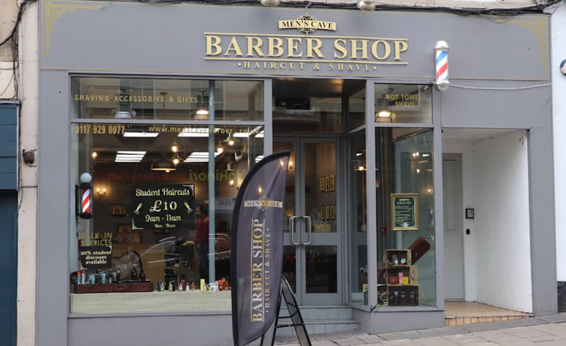 Men's Cave Barber Shop on Park Street, Bristol